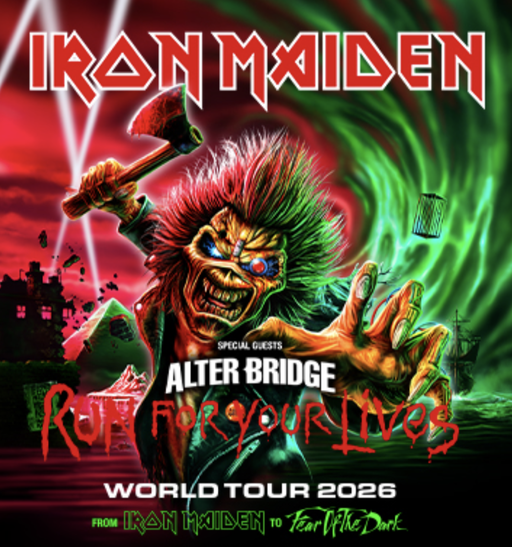 IRON MAIDEN - RUN FOR YOUR LIVES WORLD TOUR